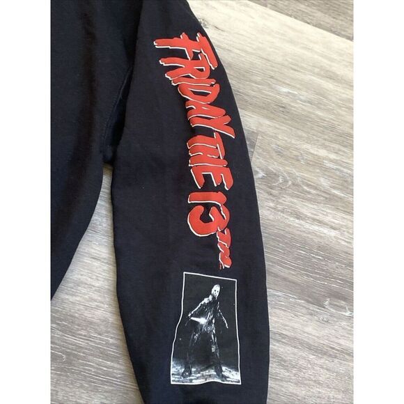 Friday The 13th Part 8: Jason Takes Manhattan Black Hoodie *Men's Size: Large - Picture 3 of 7